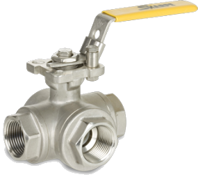 SHARPE Series 76 3-Way Ball Valve