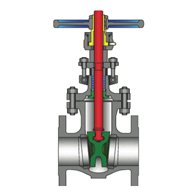 POWELL VALVES Cast Steel Bolted Bonnet Gate Valves